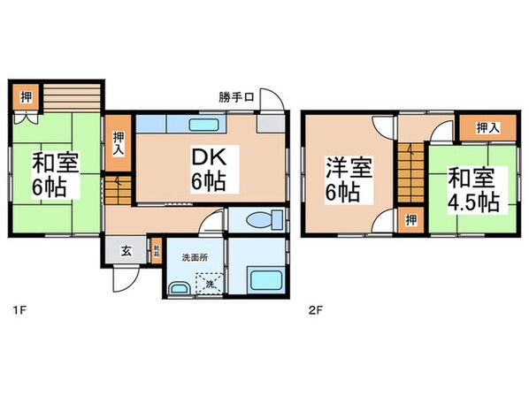 池田様戸建の物件間取画像